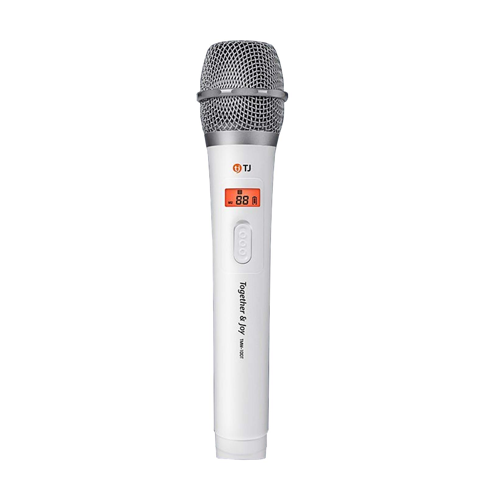 Professional Wireless Microphone Set (2 Pack) - Crystal Clear Sound, White | Perfect for Karaoke, Public Speaking, and Live Performances