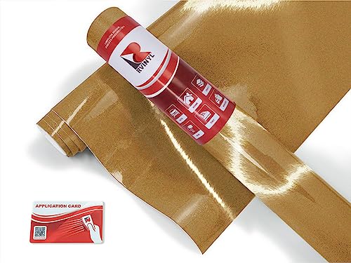 3M 5100 Series Scotchlite Thick Graphic Car Wrap Film - Rich Gold Reflective Vinyl (65-2ft x 7ft) | Gloss Finish Cast Vinyl Roll for Vehicle Decals, Stickers & Signs | Perfect for Car Wrapping, Commercial Fleet Branding & Outdoor Advertising