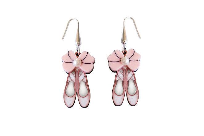 Laliblue Ballet Shoes Earrings - Elegant Dancer Jewelry for Women | Perfect Gift for Ballerinas, Dance Lovers & Ballet Enthusiasts | Great for Performances, Recitals & Special Occasions