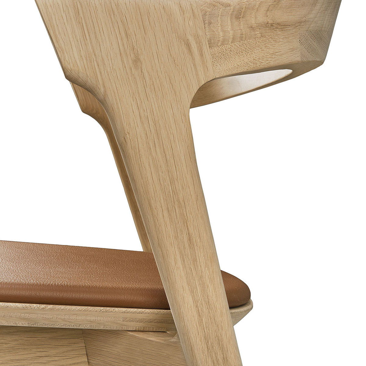 Modern Bok Dining Chair - Solid Wood Kitchen Chairs with Cushion - Comfortable & Stylish for Dining Room, Kitchen, or Breakfast Nook