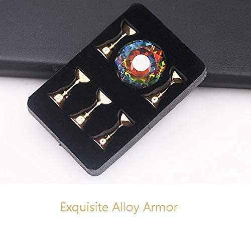 THR3E STROKES Magnetic Nail Art Display Stand - Professional Nail Holder for Painting Practice, Salon Manicure & DIY Nail Tips - Multicolor Nail Art Practice Stand for Salon Display, Home Manicure & Nail Technician Training