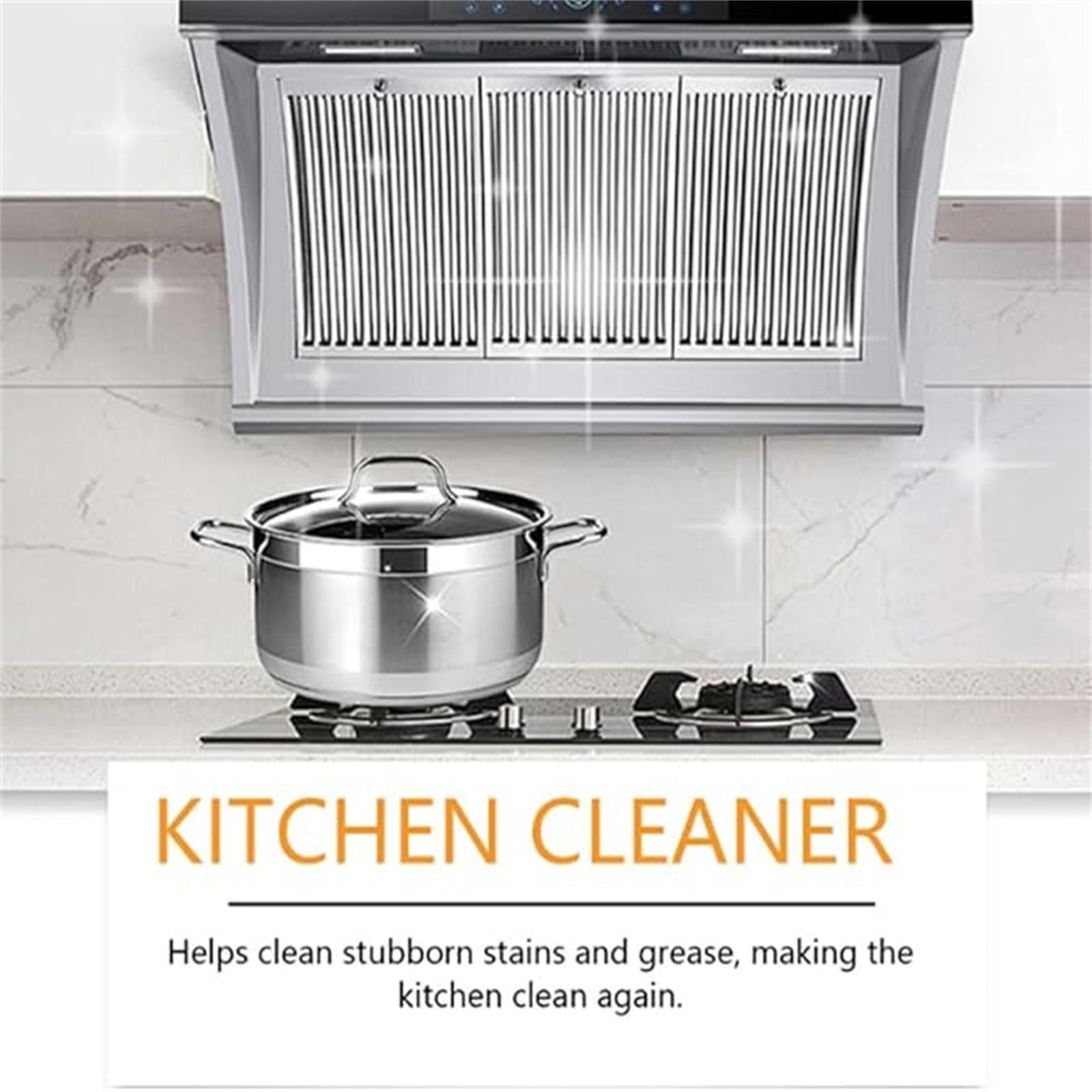 Joe Fish Kitchen Foam Cleaner - Powerful Oil & Grease Stain Remover Spray for Sinks, Stoves & Countertops - Drain Cleaner & Multi-Surface Degreaser for Home & Restaurant Use