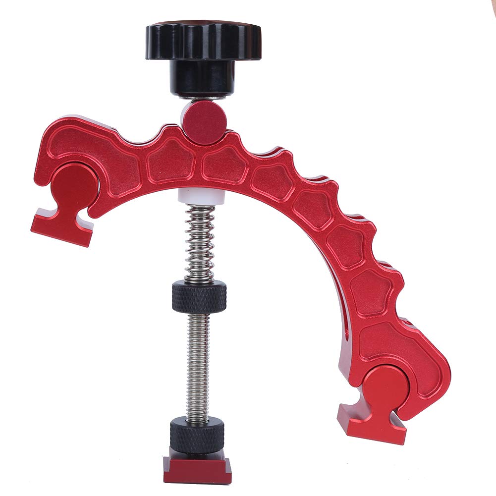 Aluminum Alloy T-Track Clamp for Woodworking - Adjustable Press Plate & Table Fixing Clamp | Perfect for Woodworking Projects, DIY Furniture Making, and Workshop Table Securing