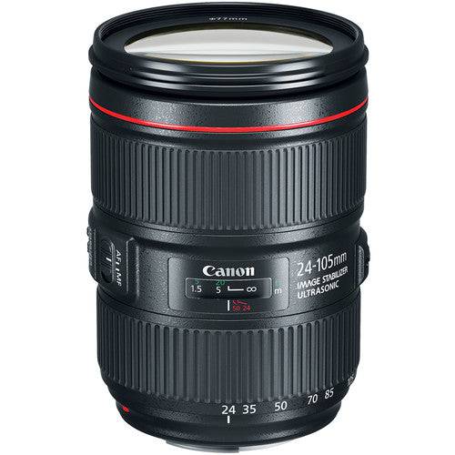 Canon EF 24-105mm f/4L IS II USM Lens - Professional Full Frame Zoom Lens with Image Stabilizer for DSLR Cameras - Perfect for Travel, Wedding & Portrait Photography