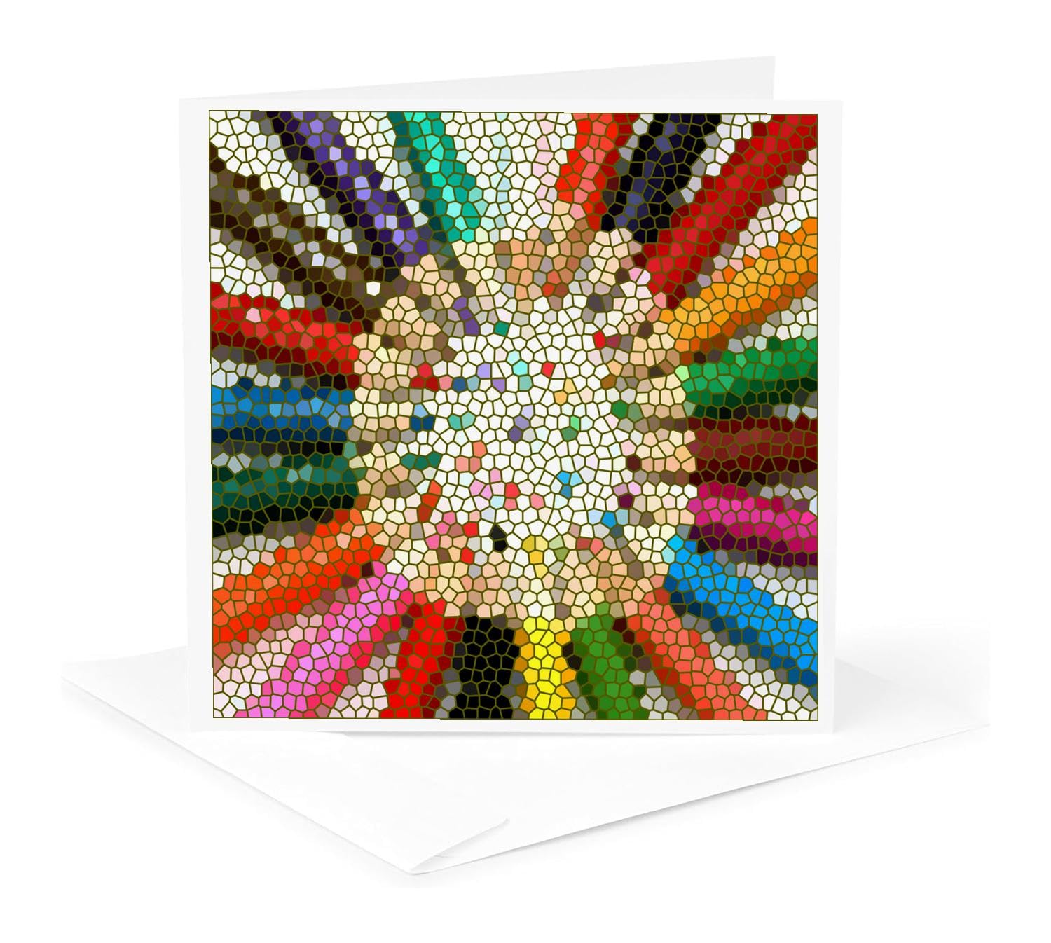 3D Rose Stained Glass Pencils - 12pc Set for Greeting Cards & DIY Crafts