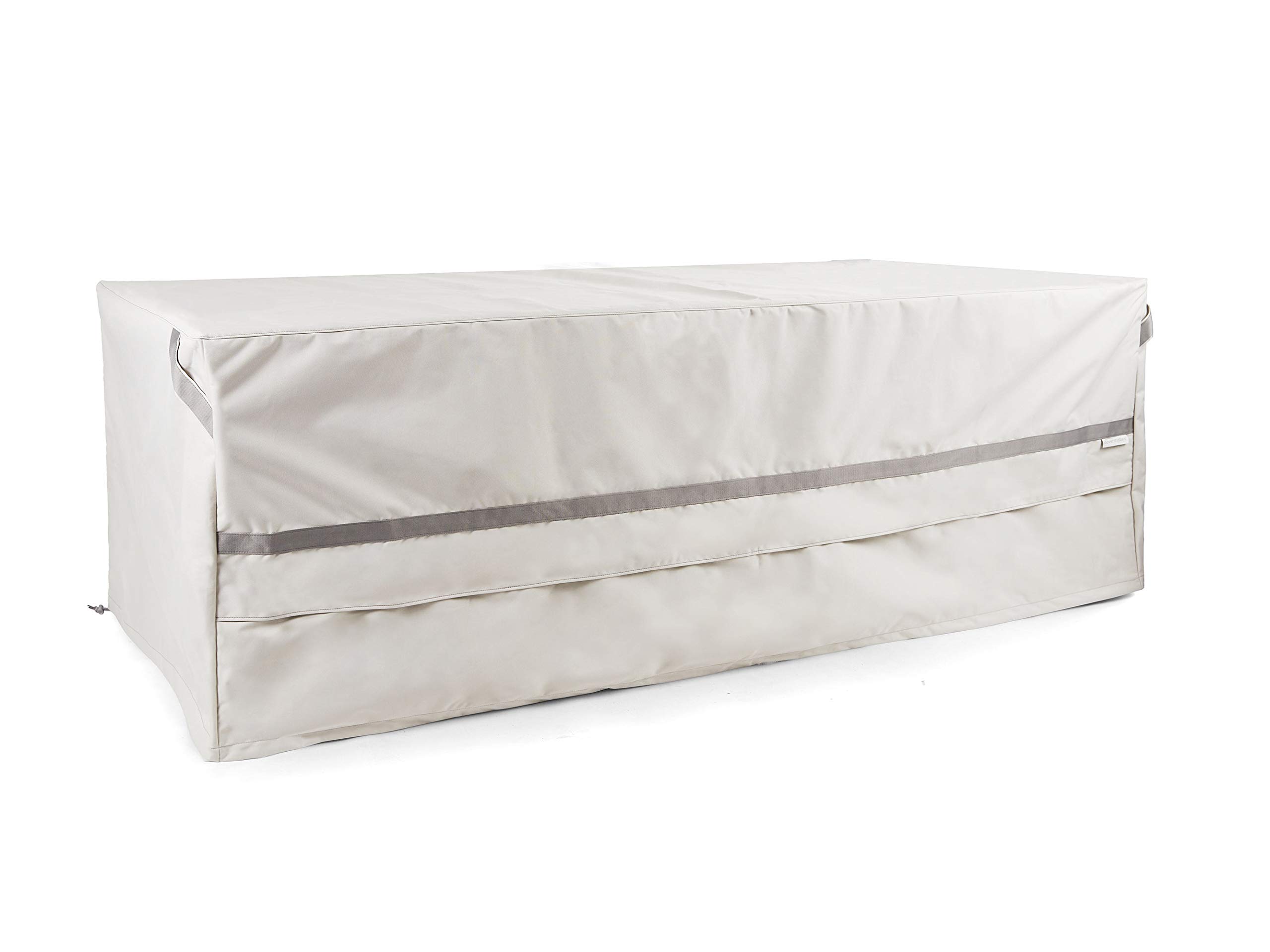 Covermates Modular Sectional Sofa Cover - Premium Polyester Waterproof Furniture Protector, Weather & UV Resistant with Drawcord Hem - Stone Gray Sofa Slipcover for Indoor/Outdoor Use in Living Room, Patio or Deck