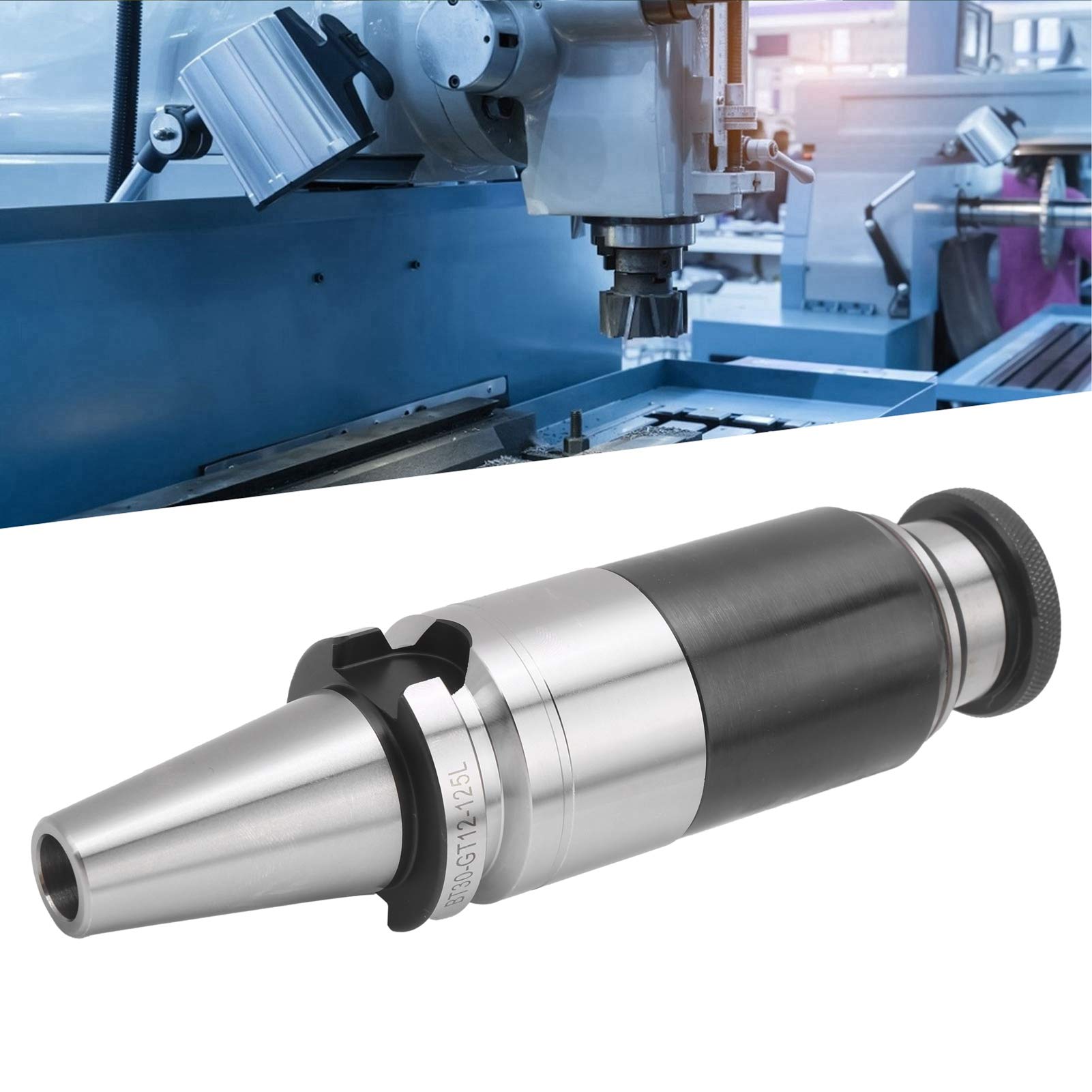 High Precision BT30-GT12-125L Tapping Holder with 0.01mm Accuracy | M3-M16 Tapping Capacity for Fine & Inch Teeth | Industrial Metalworking & CNC Machining Tool for Drilling, Threading & Precision Manufacturing