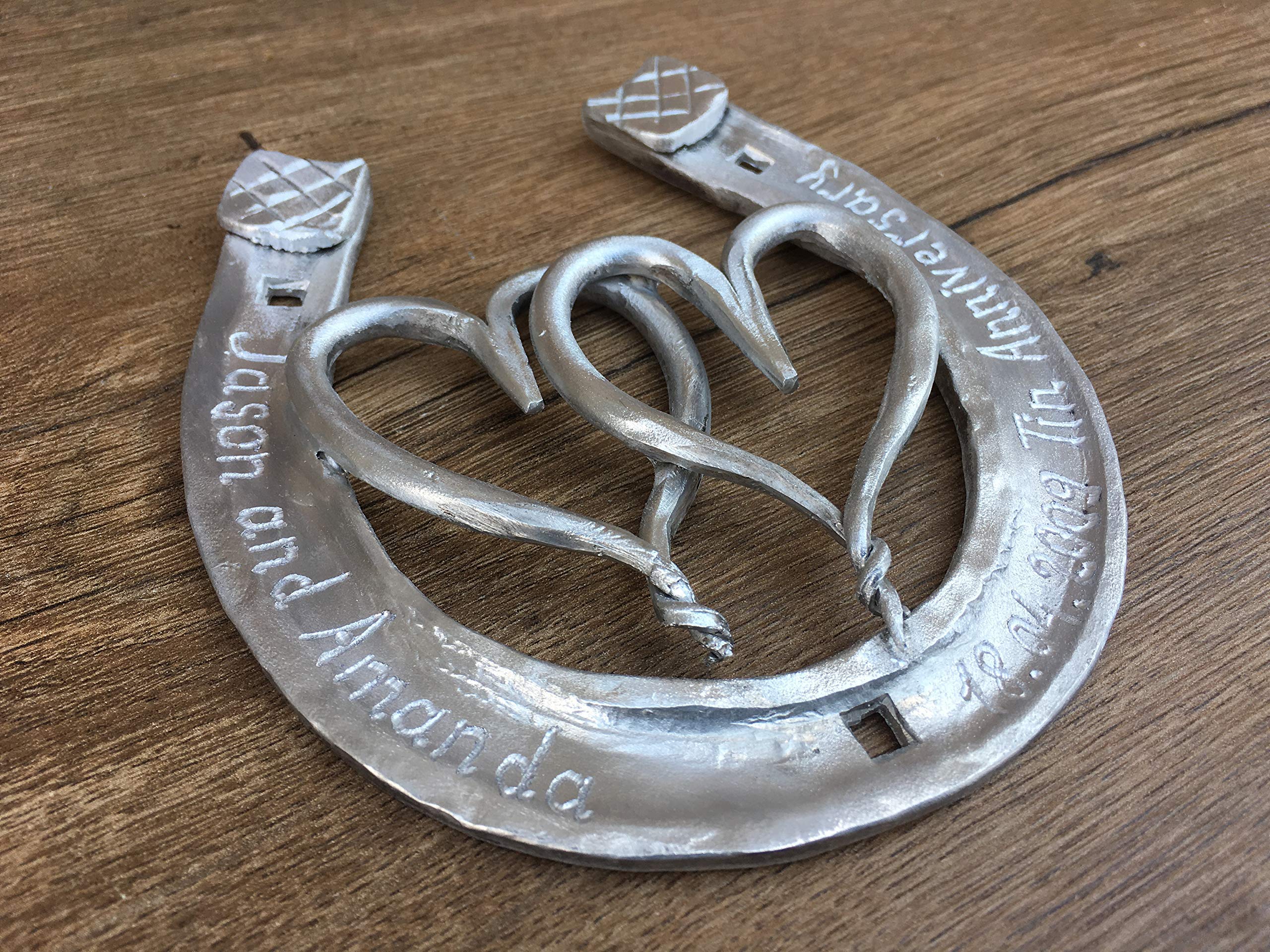 10th Anniversary Gift for Couples - Tin & Aluminum Keepsake for 10 Years Together - Perfect for Wedding Anniversaries, Romantic Celebrations & Milestone Gifts