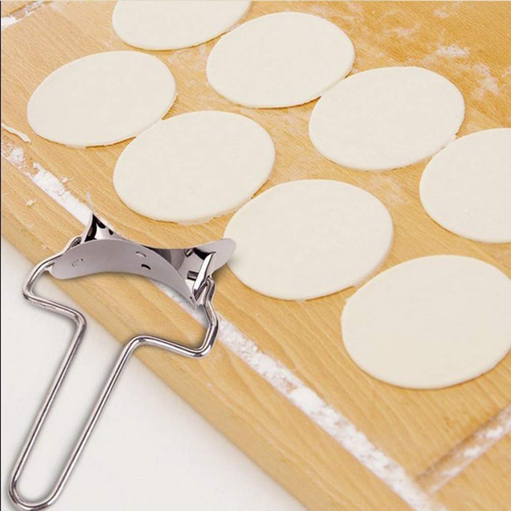 Premium Dumpling Wrapper Mold & Ravioli Maker - Stainless Steel Dumpling Cutter, Pastry Dough Press for Homemade Dumplings, Pierogi, Empanadas - Perfect for Asian Cooking, Italian Pasta Making & Baking