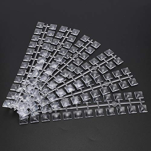 18-Piece Transparent Nail Polish Color Display Cards - Professional Manicure Tool for DIY Nail Art, Salon & Home Use - Perfect for Nail Polish Swatching & Color Matching (3 Packs of 6 Cards)