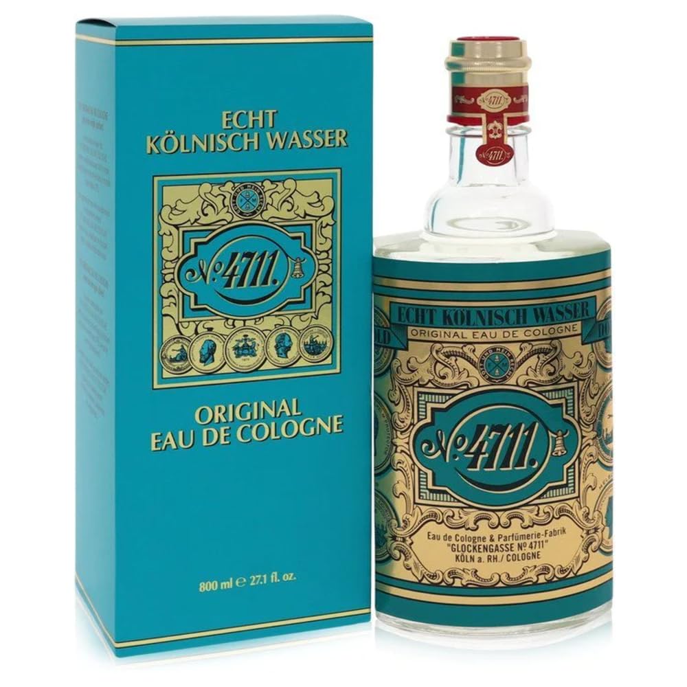 4711 Original Eau de Cologne - 27.0 Oz (800ml) Classic Fragrance for Men & Women | Fresh Citrus & Floral Scent | Perfect for Daily Wear, Office & Special Occasions