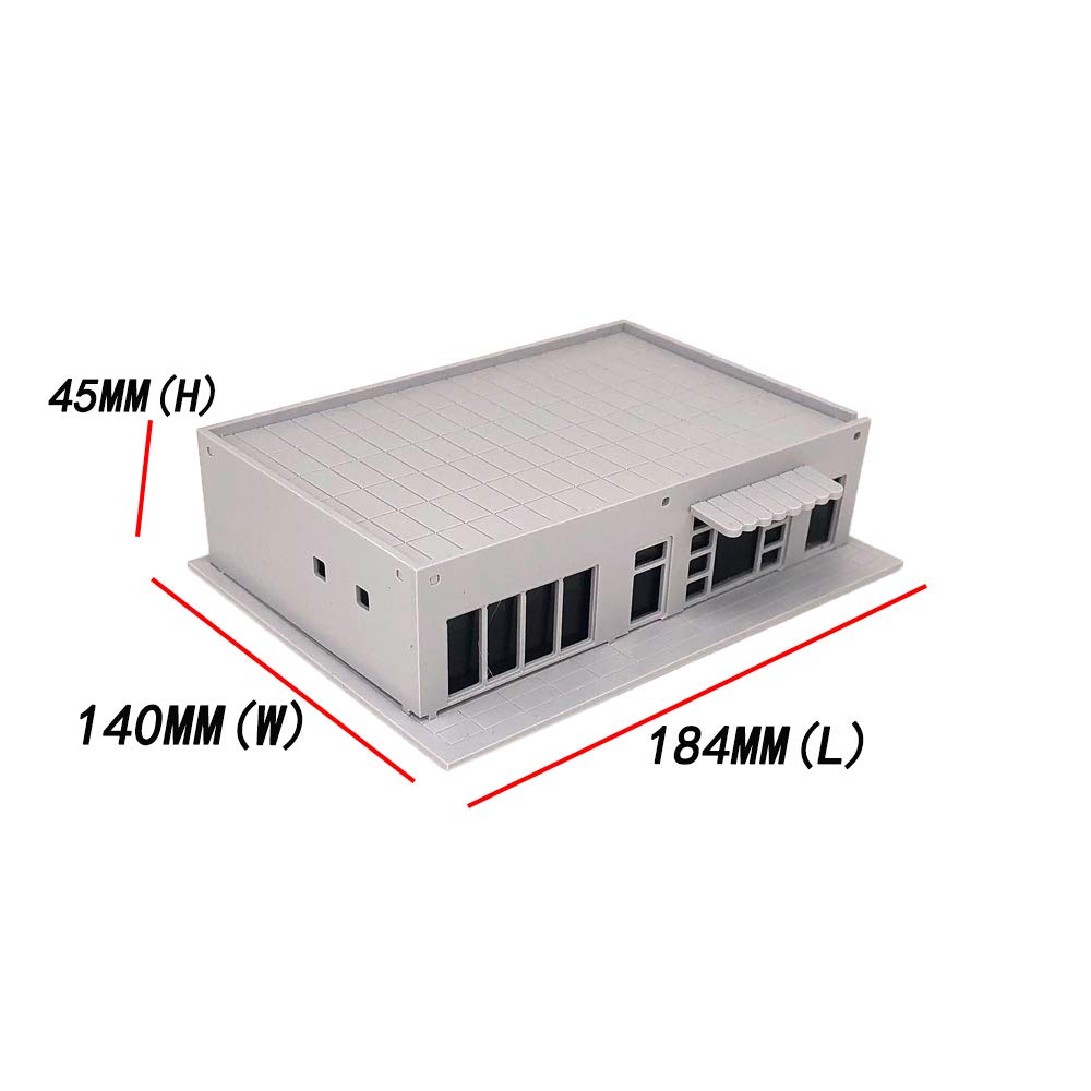 HO Scale 1:87 Outland Models Railway Scenery - City Style Restaurant Building for Model Train Layouts | Perfect for Dioramas, Train Sets & Miniature Displays