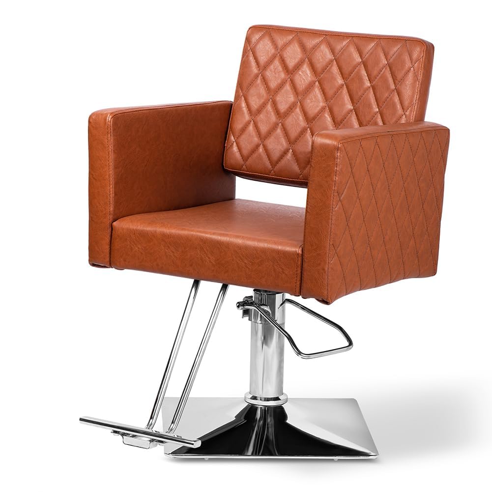 Stylish Hydraulic Salon Chairs - 360° Rotating Barber Chairs with Adjustable Height for Hair Stylists & Tattoo Artists | Professional Beauty Equipment for Salons, Spas & Tattoo Studios