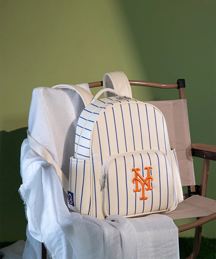 MLB New York Mets Official Baseball Backpack for Men & Women - Durable Sports Bag for School, Travel, and Games