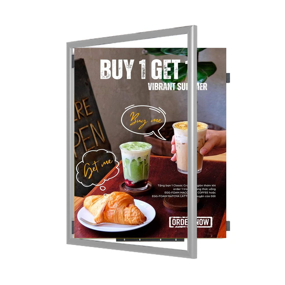36x84 Large Poster Frame - Wide Face Display Swing Frame for Wall Art, Photos & Posters - Perfect for Home, Office & Gallery Decor