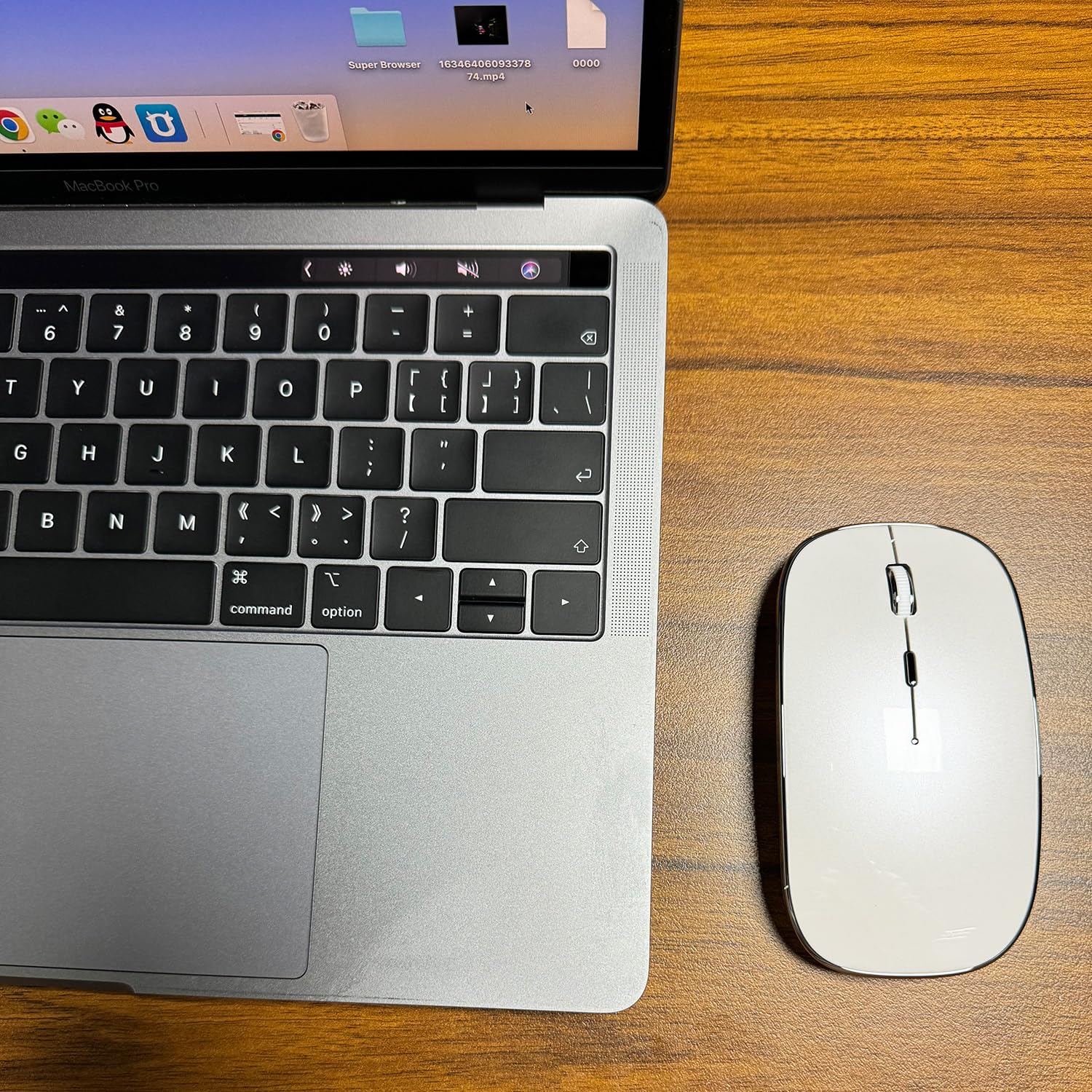 Wireless Bluetooth Mouse for iPad Pro, iPad Air, MacBook Pro, MacBook Air, Chromebook - Compatible with Windows 10/11, HP, Dell PCs - Perfect for Office Work, Online Classes & Remote Working