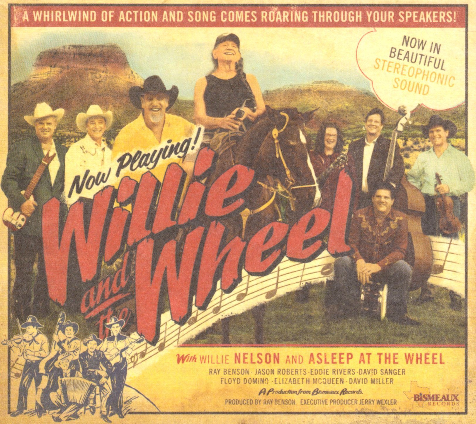 Willie & The Wheel - Vintage Vinyl Record | Classic Country & Western Swing Music | Perfect for Collectors, Music Lovers & Retro Home Decor