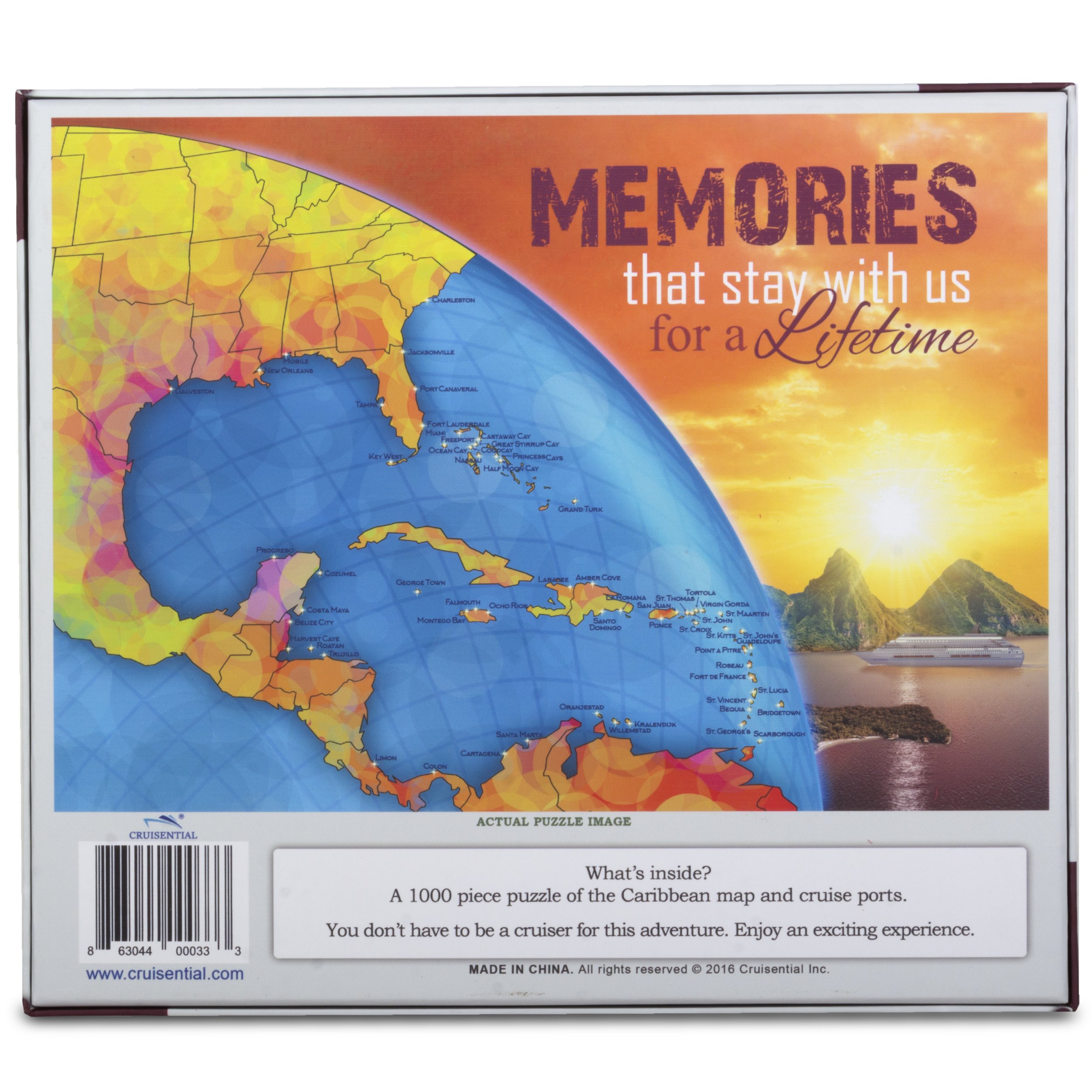 1000 Piece Cruise Ship Jigsaw Puzzle - Fun Port-Themed Gift & Family Activity for Adults & Kids | Perfect for Travel Lovers, Cruise Enthusiasts & Puzzle Collectors