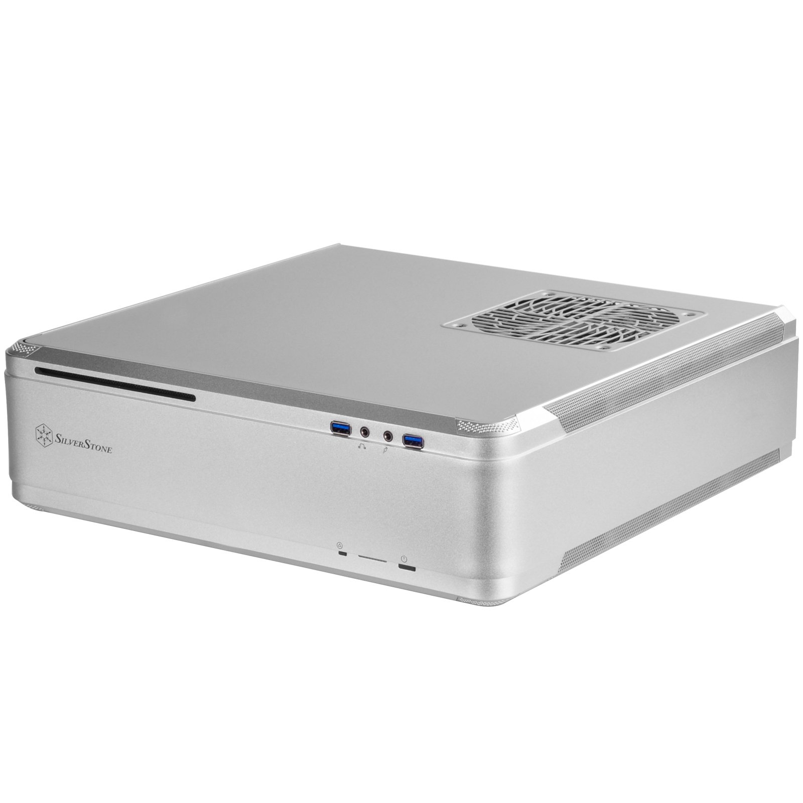 Silverstone SST-FTZ01S Premium Mini-ITX PC Gaming Case - Compact Aluminum Chassis for High Performance Gaming Rigs | Perfect for Small Space Setups & Home Office Battlestations
