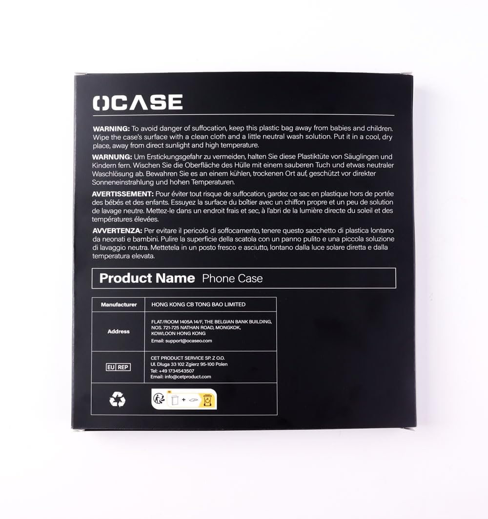 OCASE iPhone 13 Pro Max Wallet Case - PU Leather with Card Slots & Stand for Daily Use