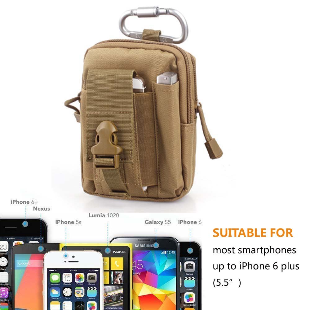 Tactical MOLLE Pouch - Compact EDC Utility Pouch for Tools & Gadgets | Perfect for Hiking, Camping & Outdoor Adventures