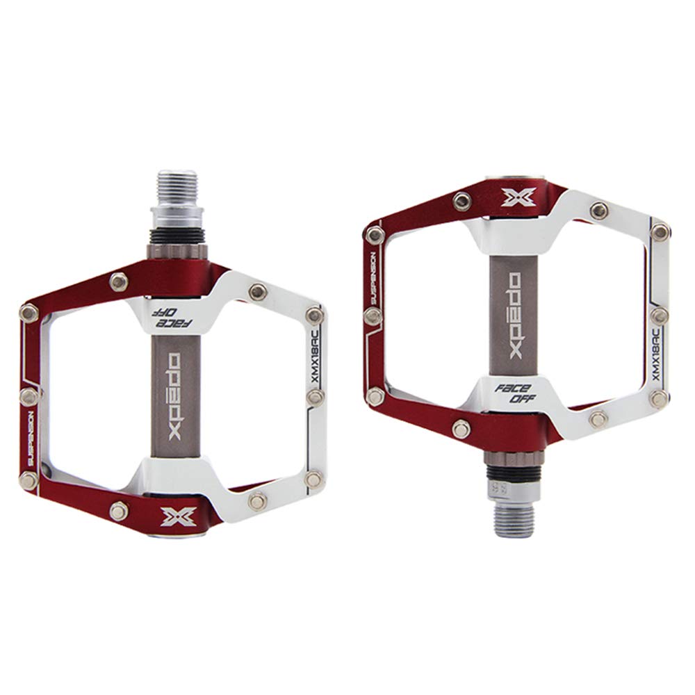 Durable Aluminum Alloy Bike Pedals - Non-Slip & Anti-Vibration Mountain/Road Bicycle Pedals for Enhanced Cycling Performance - Ideal for Off-Road Trails, Commuting & Fitness Riding