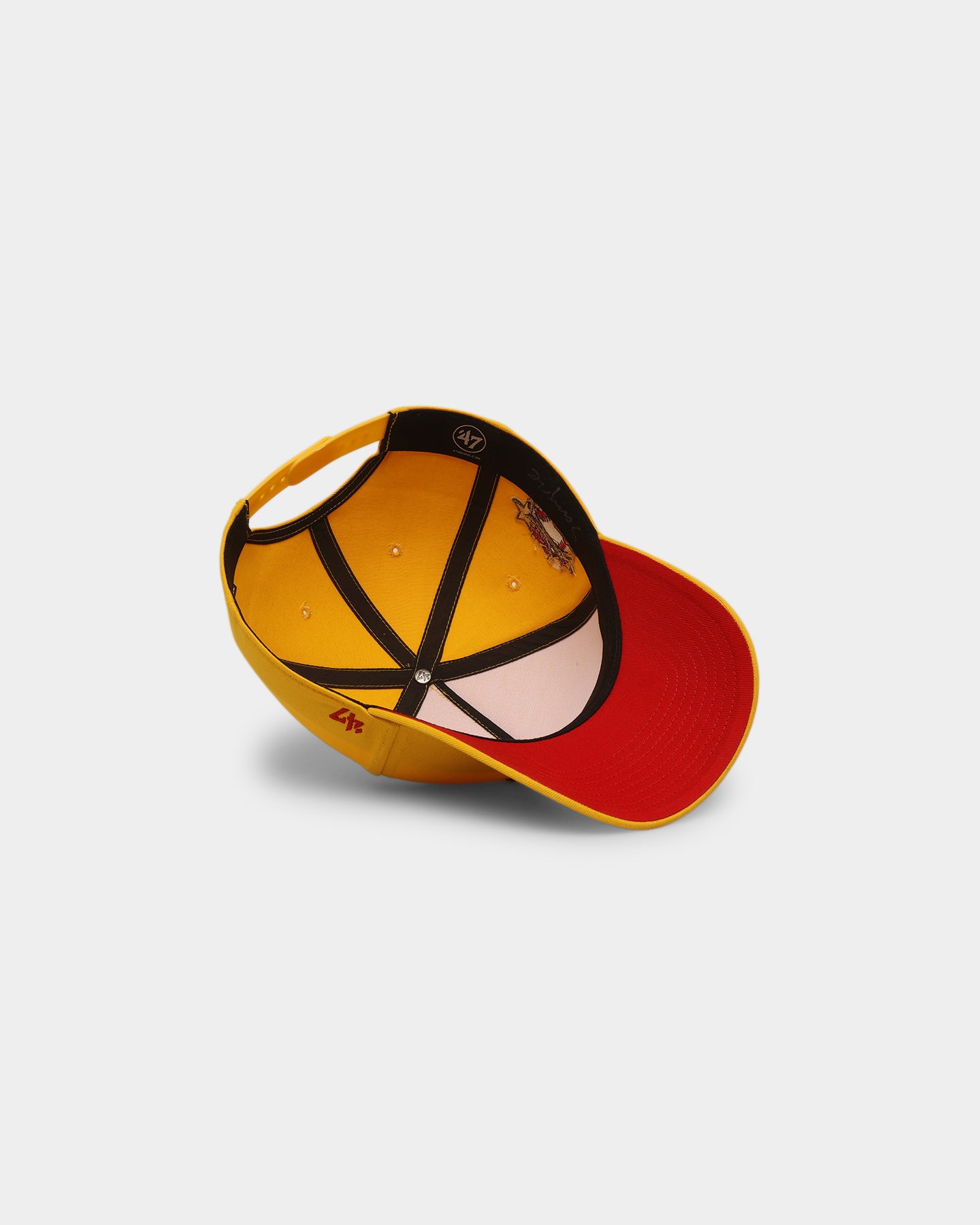 47 Brand Atlanta Braves 'Mustard & Ketchup' Snapback Hat - MLB Baseball Cap for Men & Women - Adjustable Dad Hat for Sports Fans, Game Day & Casual Wear
