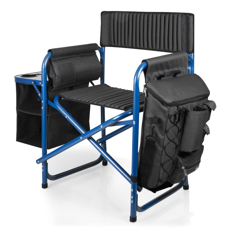 PICNIC TIME NCAA Virginia Cavaliers Fusion Camping Chair with Side Table & Soft Cooler - Portable Folding Outdoor Chair for Adults - Perfect for Beach, Lawn, Tailgating & Backyard Relaxation
