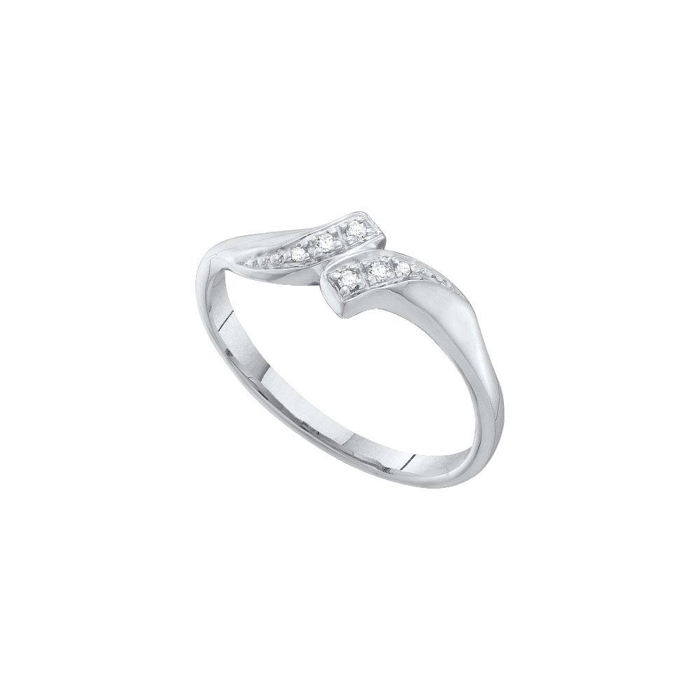 1/20 Carat Diamond Ladies Fashion Band Ring - Elegant Stackable Jewelry for Women, Perfect for Weddings, Anniversaries & Everyday Wear