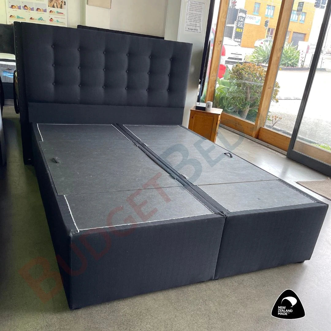 Premium NZ Made Super King Split Storage Bed Base - Durable & Spacious for Large Bedrooms | Perfect for Guest Rooms & Master Suites