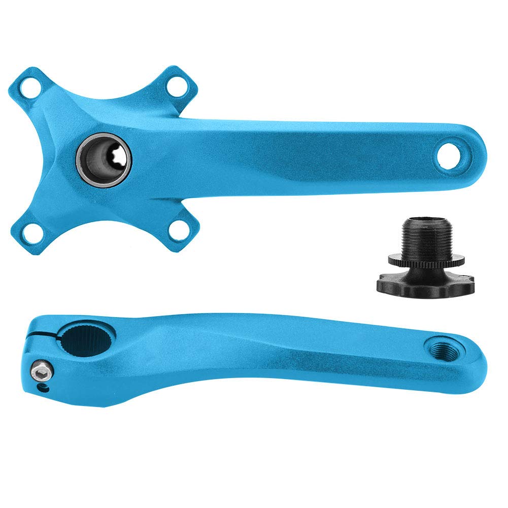 Lightweight Aluminum Alloy Bicycle Crank Arm - Durable Bike Crankset for Road & Mountain Bikes - Bike Repair & Maintenance Accessory (Blue) - Perfect for Cycling Enthusiasts & DIY Bike Mechanics