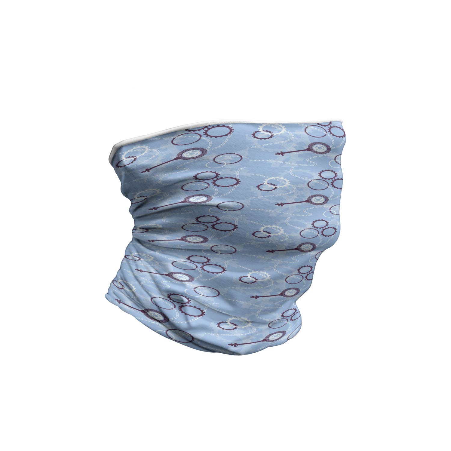 Ambesonne Unisex Multicolor Face and Neck Warmers - Soft Winter Scarf for Men & Women - Perfect for Skiing, Snowboarding & Outdoor Activities