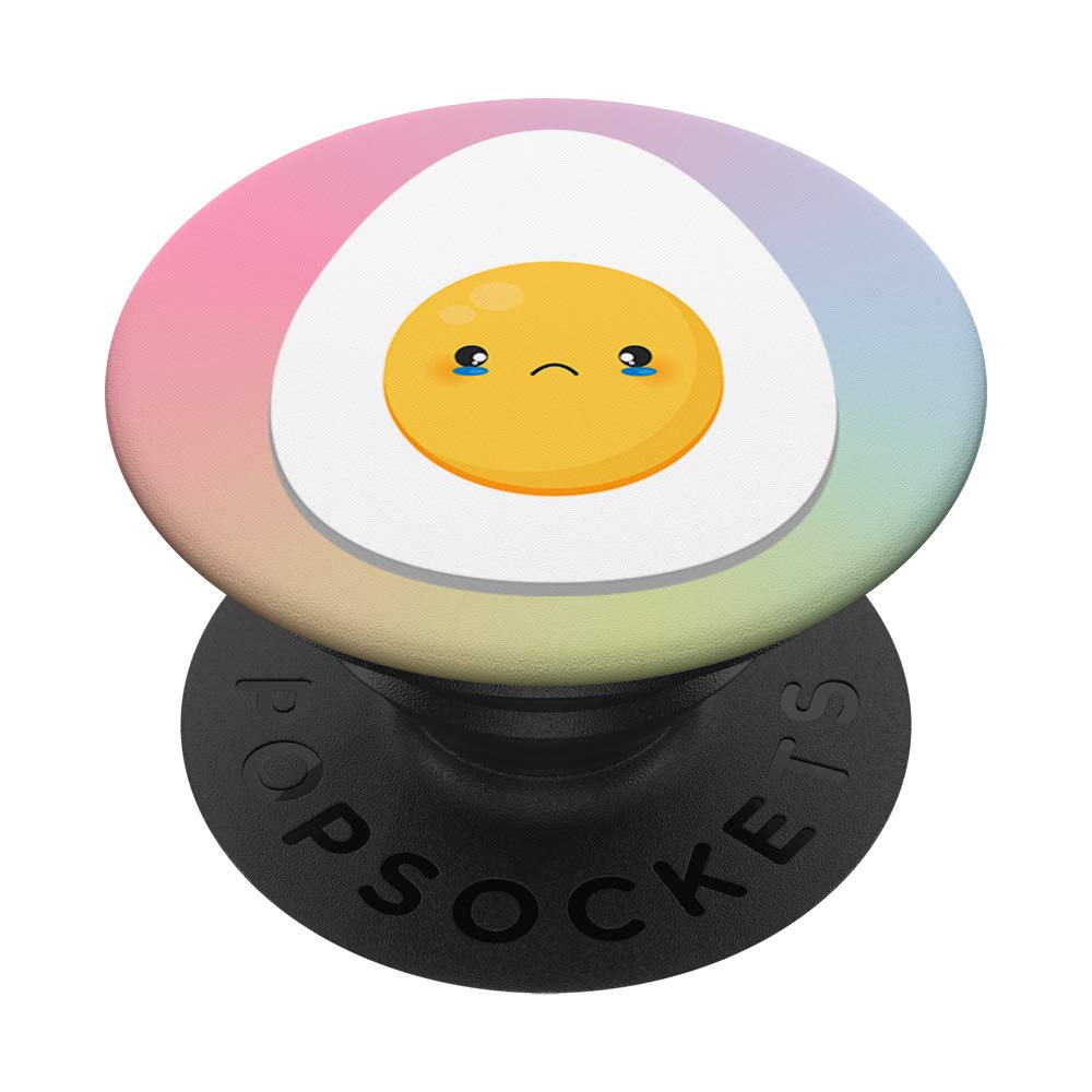 Pastel Goth Sad Aesthetic Japanese Kawaii Egg PopSockets - Phone Grip & Stand for iPhone, Samsung, Tablets - Perfect for Emo, Goth & Kawaii Lovers