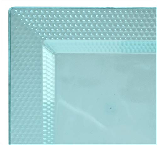 E. Square in Vitro Clear Tiffany Green