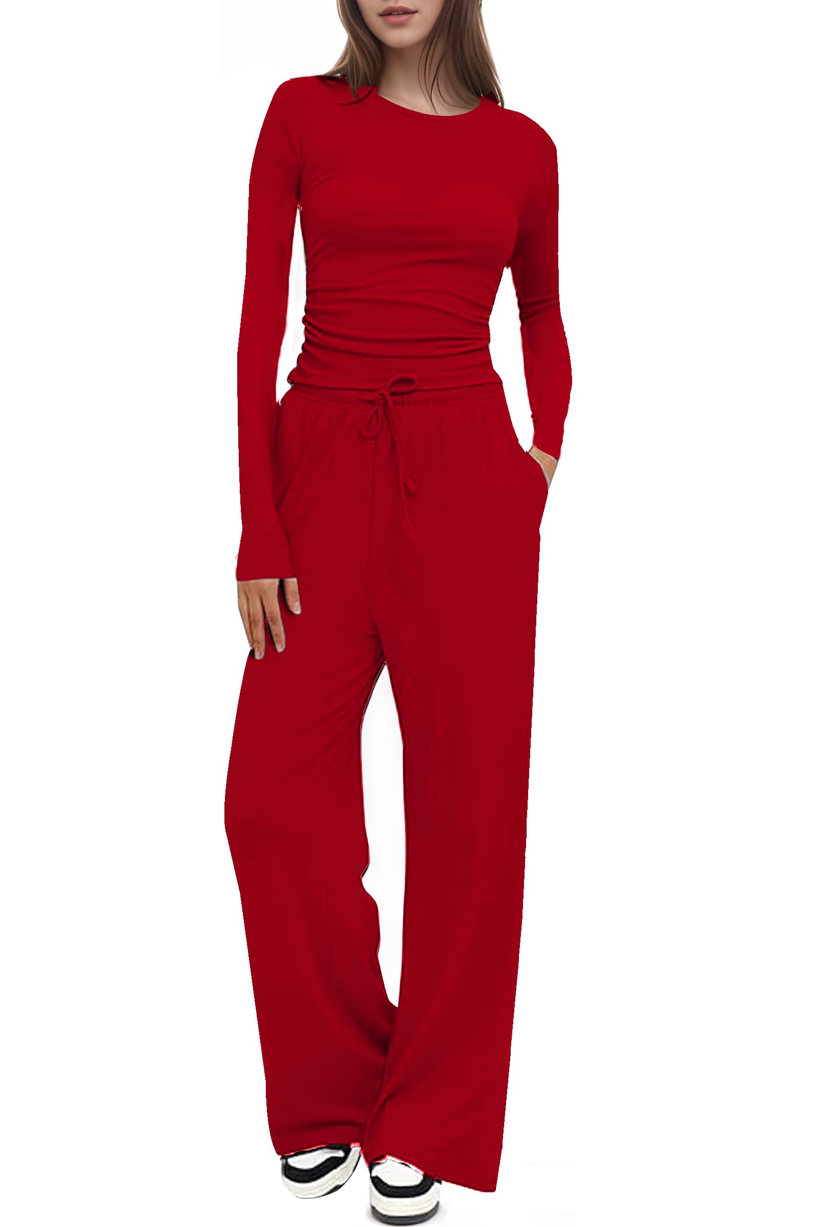 Women's 2 Piece Sweatsuit 2025 - Soft Lounge Set & Jogging Outfit - Matching Tracksuit for Yoga, Running, Gym & Casual Wear