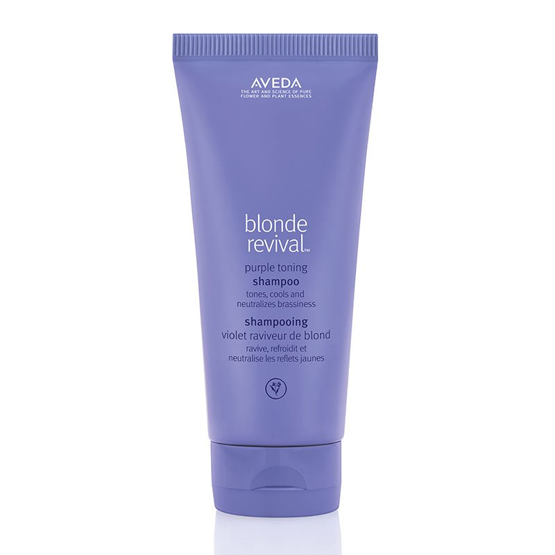 Aveda Blonde Revival Purple Toning Shampoo for Blonde & Silver Hair - Neutralize Brassiness & Brighten Blonde Hair - Perfect for Daily Use & Salon-Quality Results at Home
