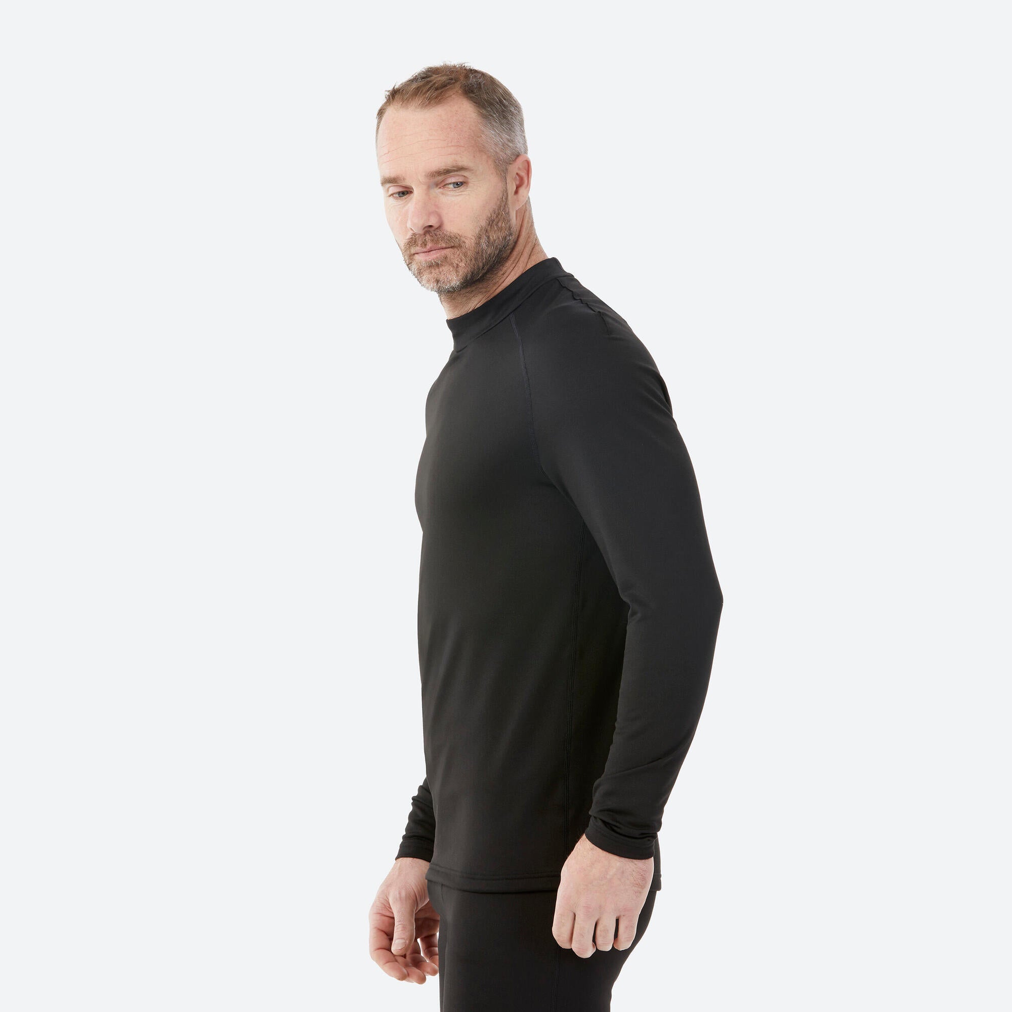 Wedze Men's BL 500 Thermal Ski Base Layer - Warm Winter Underwear for Skiing & Snowboarding - Perfect for Cold Weather Outdoor Activities