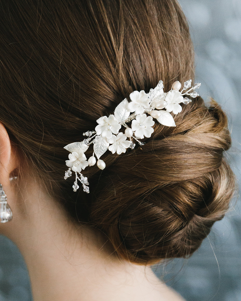 Elise Pearl Hair Comb - Elegant Bridal & Wedding Hair Accessory for Women - Perfect for Updos, Braids, and Special Occasions