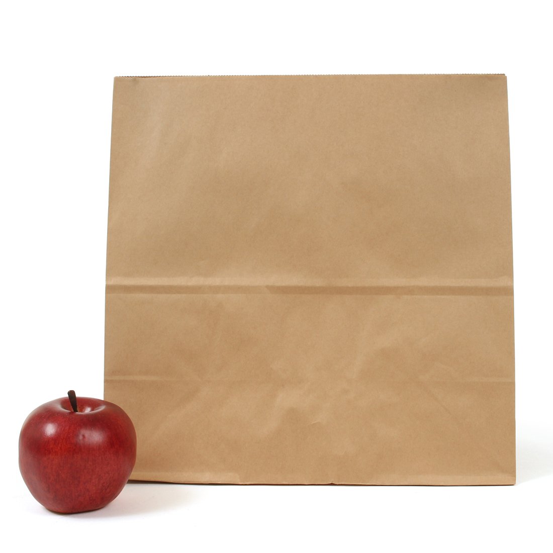 Eco-Friendly Unbleached Paper Bags with Gusset & Square Bottom - Pack of 100 Sheets (H1000) - Perfect for Retail, Gift Packaging & Grocery Shopping