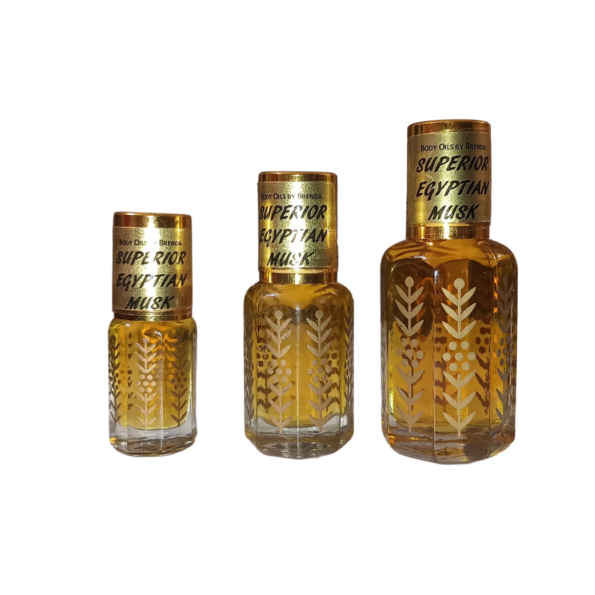 Brenda's Premium Egyptian Musk Body Oil - Alcohol-Free Scented Attar for Women & Men (6ml) - Perfect for Massage, Aromatherapy & Daily Moisturizing