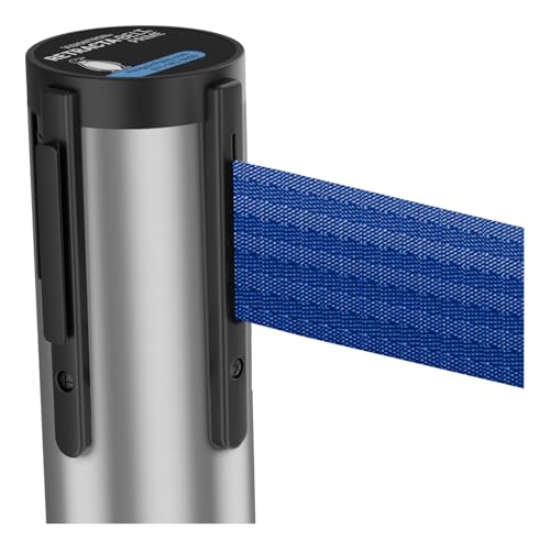 Satin Silver Post w/ Blue Belt