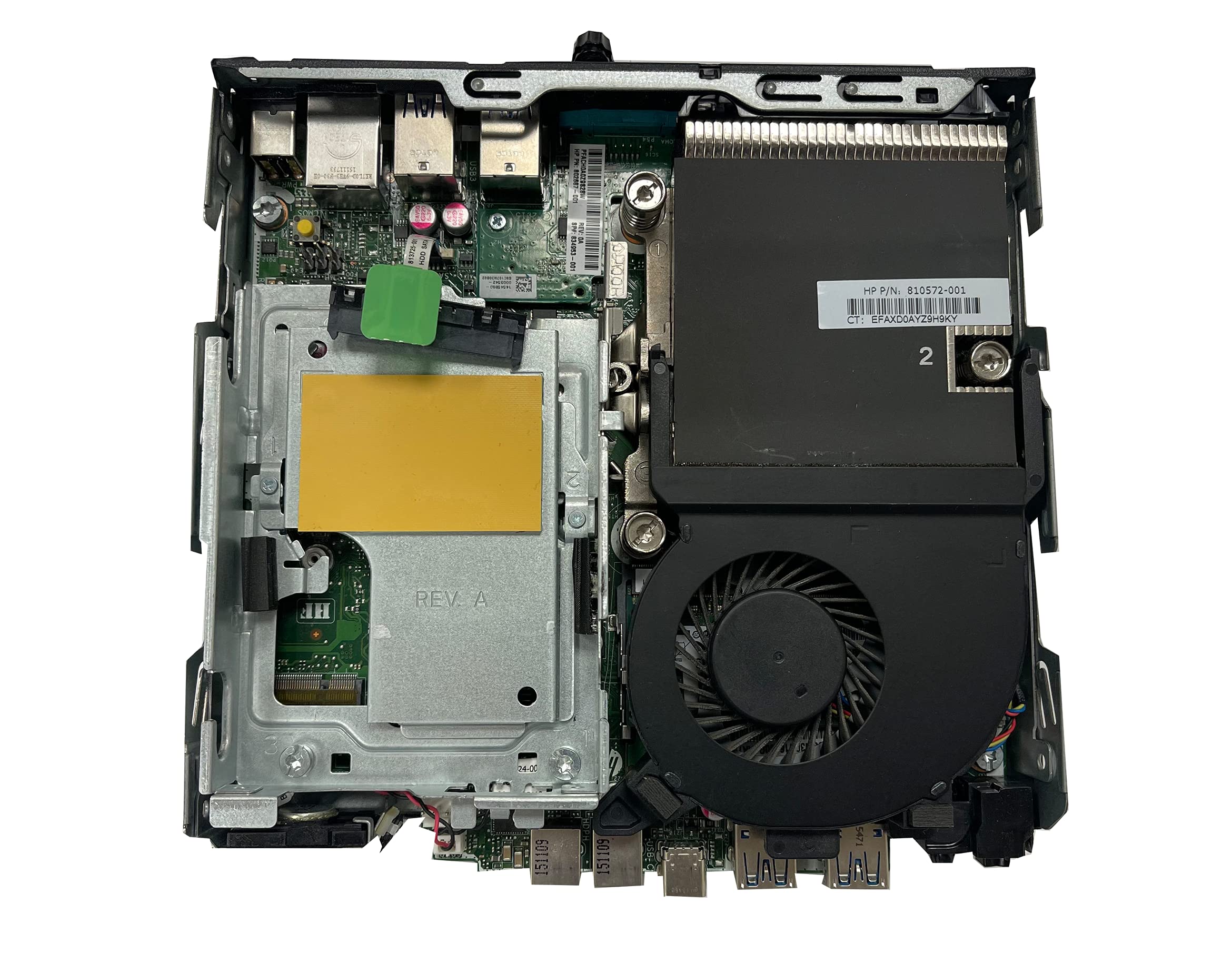 HP 600 G2 Micro Computer Mini Tower Tiny PC - Intel Quad Core i3-6100T, 16GB RAM, 128GB SSD, WiFi, VGA, USB 3.0 - Windows 10 Pro (Renewed) - Perfect for Home Office, Business, and Light Gaming