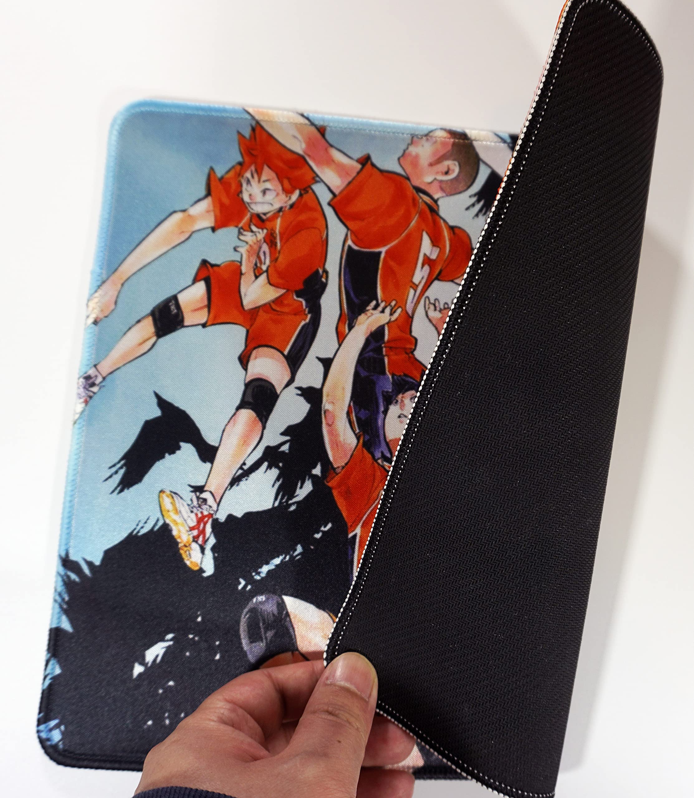 12x10 Inch Cartoon Volleyball Anime Cute Non-Slip Rubber Mouse Pad - Office & Gaming Desk Mat for Computer, Laptop, Workstation (Volleyball Collection Design)