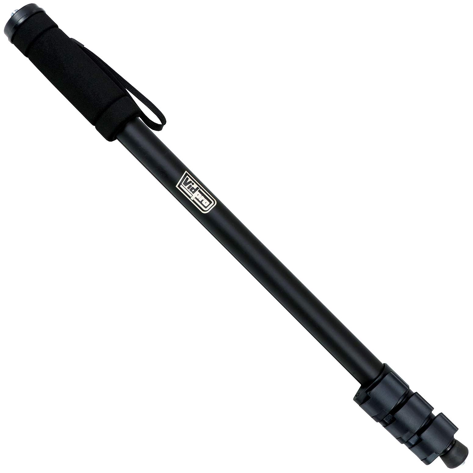 Vidpro 67-inch Professional Monopod with Carrying Case - Lightweight Durable Portable Camera Stand - Adjustable 3-Section Leg with Secure Locks (Collapses to 21