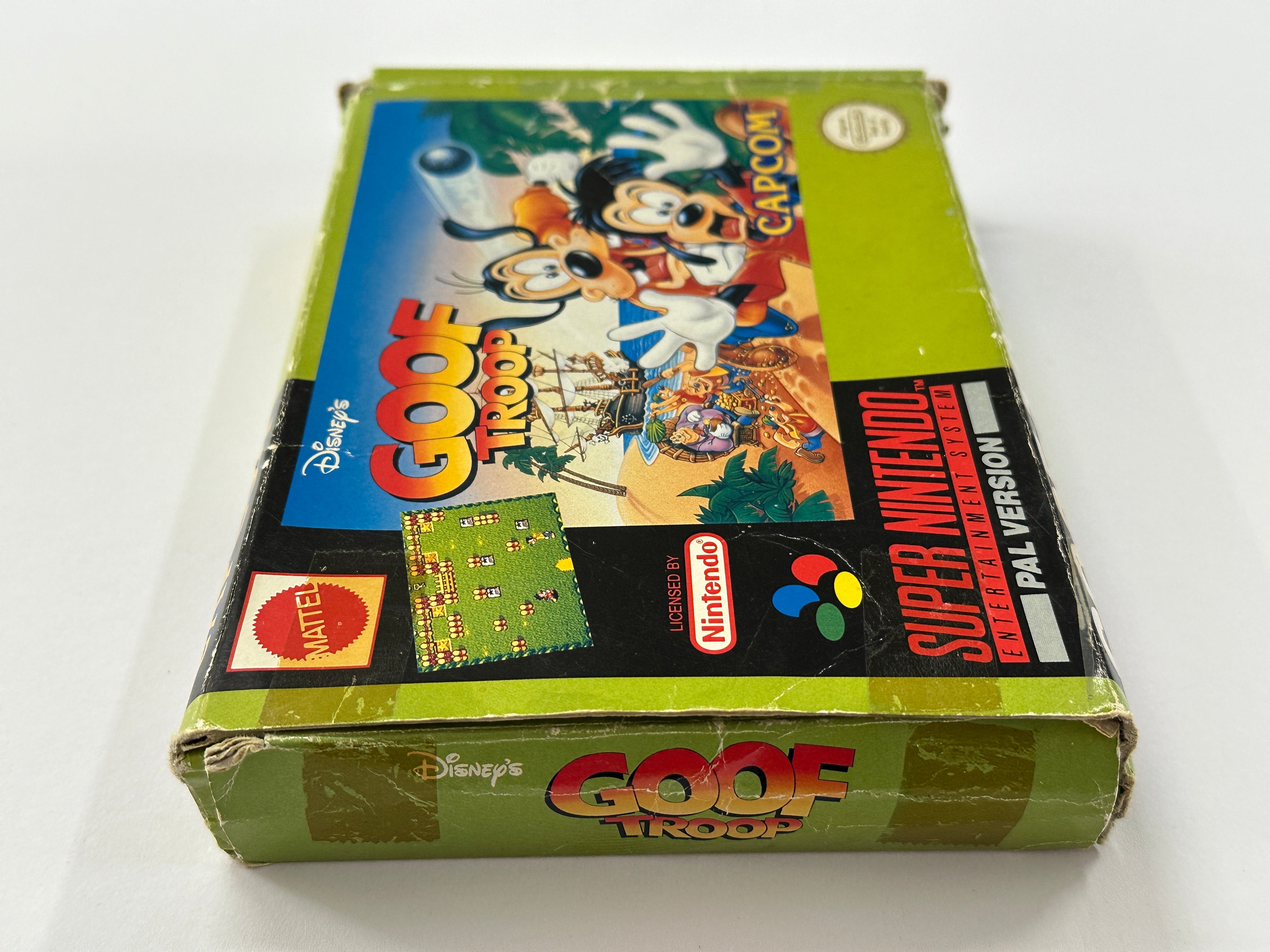Goof Troop Complete In Box - Classic Disney Video Game for SNES - Perfect for Collectors & Retro Gaming Enthusiasts