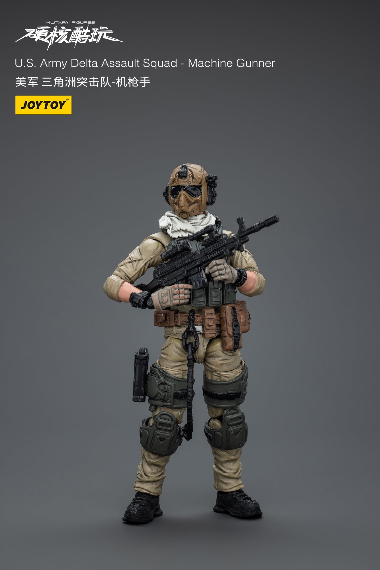 JOYTOY 1/18 Scale US Army Delta Force Assault Squad Action Figure - Special Ops Military Collectible for Display & Diorama Scenes