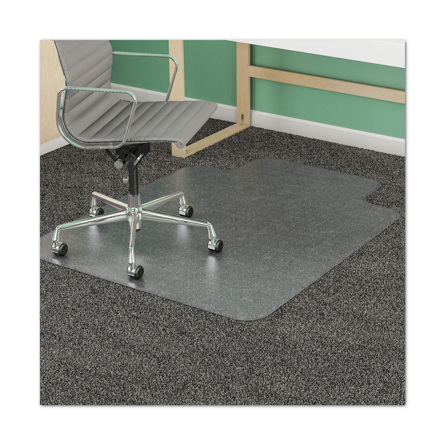 **Alera® Clear Non-Studded Chair Mat for Hardwood Floors – 36