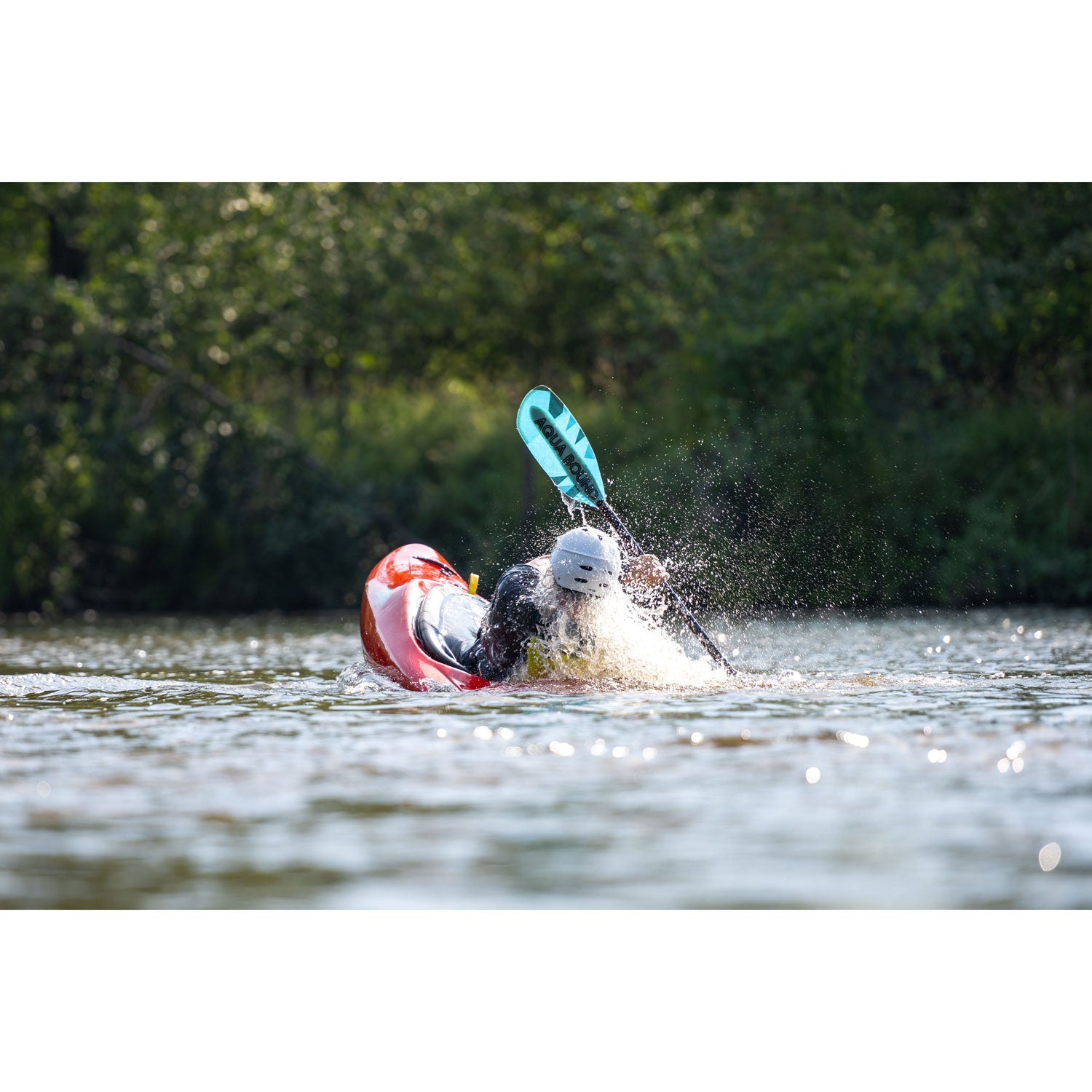 Aqua Bound Aerial Minor Fiberglass Straight Shaft 1-Piece Kayak Paddle - Lightweight & Durable for Recreational Kayaking, Canoeing & Water Sports