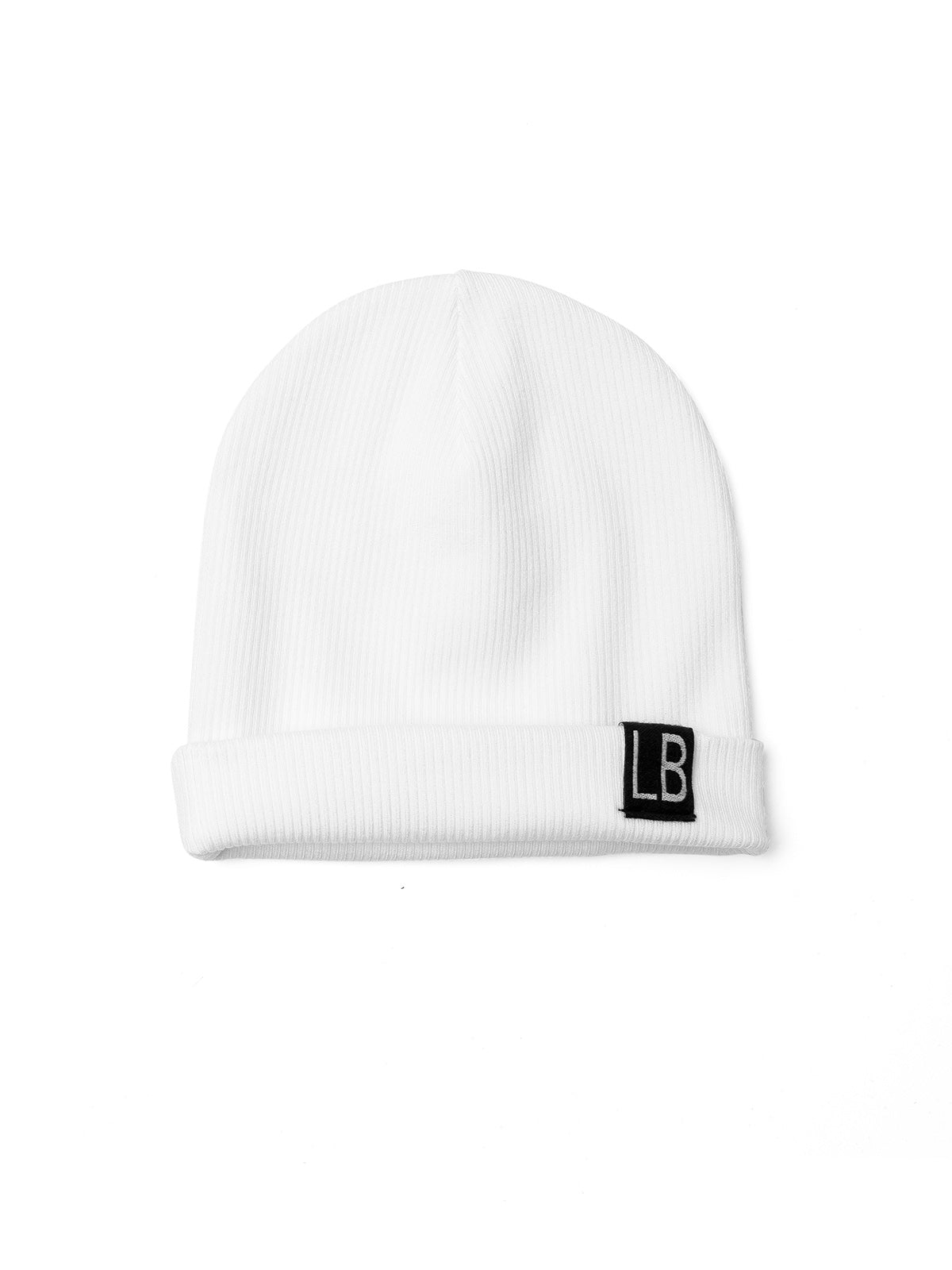 Warm Ribbed Beanie Hat for Men & Women - Soft Winter Knit Beanie in White - Perfect for Skiing, Snowboarding & Cold Weather Activities