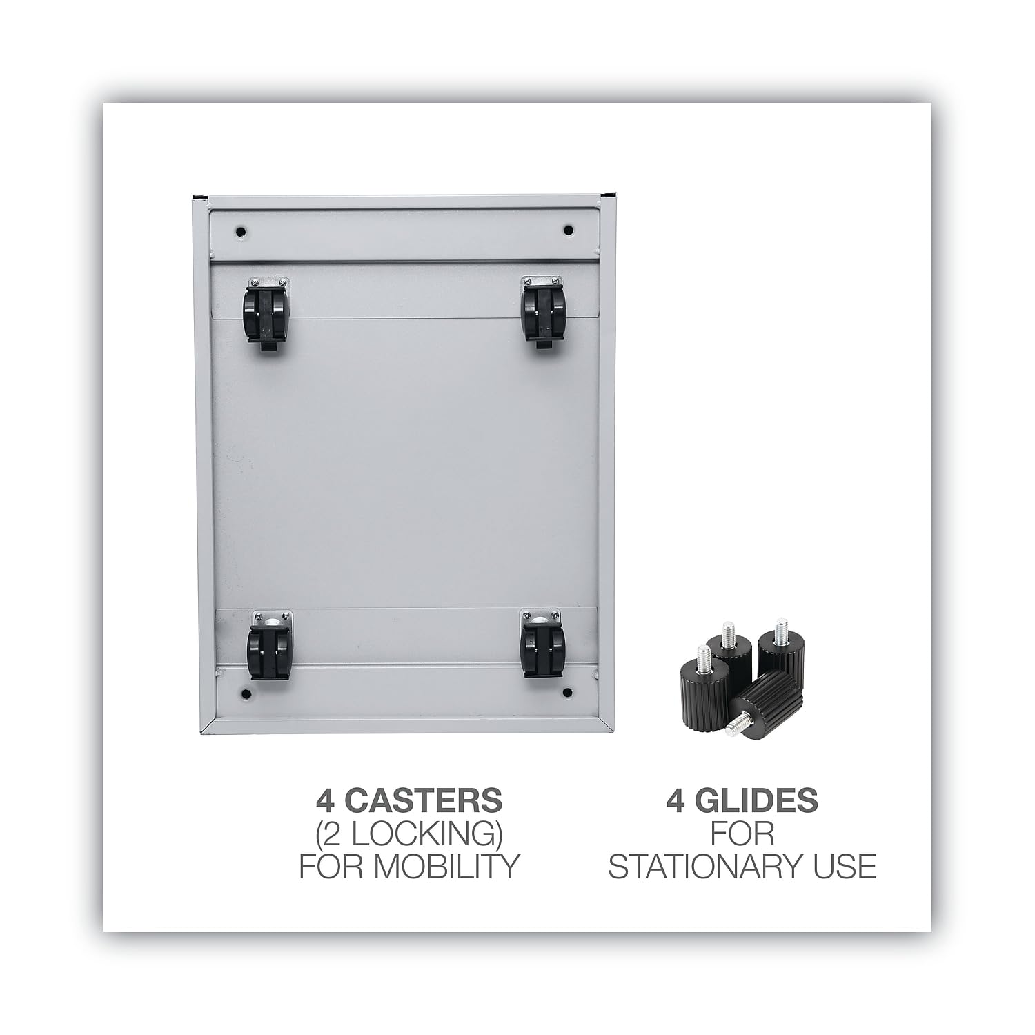Alera ALEPABBFLG 3-Drawer File Cabinet - 14.96